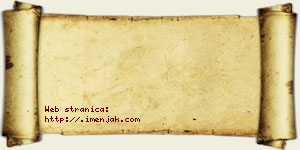 Žanka Ković vizit kartica